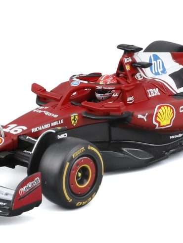 43Bburago Ferrari SF 25 Charles Leclerc 2025, met helm (01)