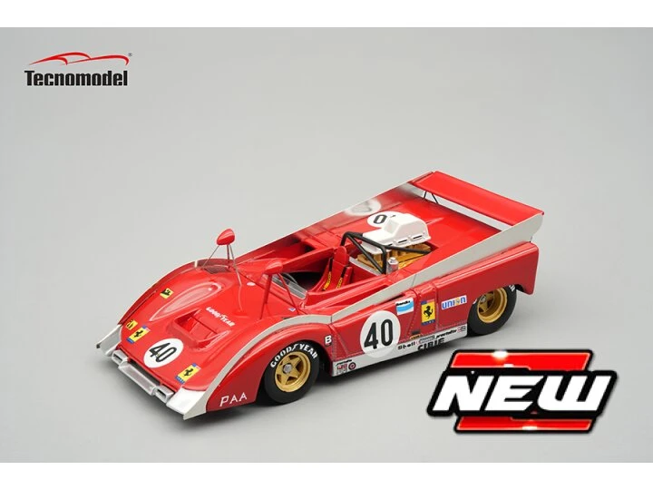 43Tecnomodel NART Ferrari 712 CanAm Watkins Glen 1972 J.P. Jarier